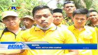 WAKIL KETUA DPRD KAMPAR REPOL SERAHKAN BANTUAN BAGI KORBAN KEBAKARAN